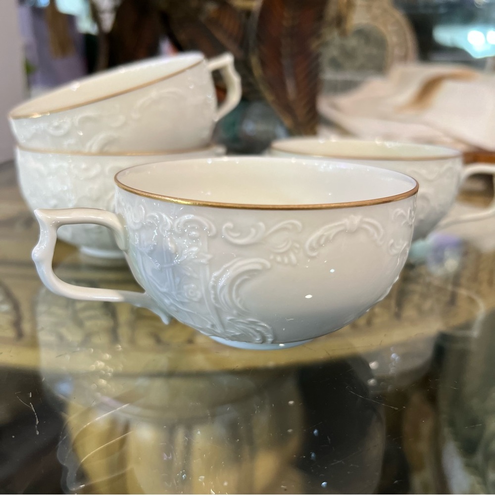 10 Rosenthal Sanssouci Classic Rose teacups